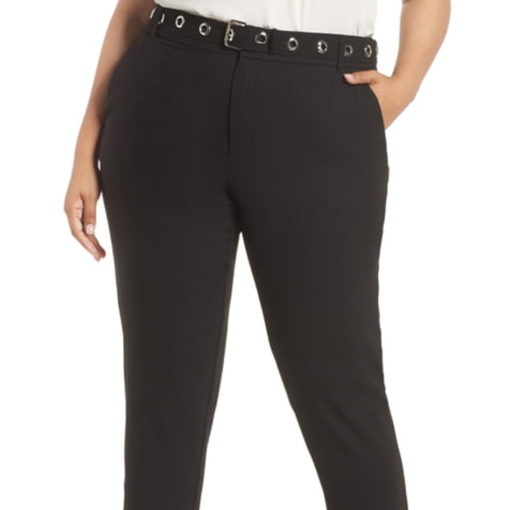 NWT Rachel Roy Grace High Rise Grommet Pant 24W
